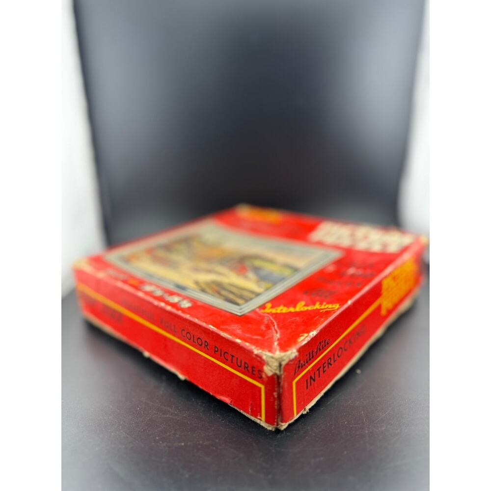 Vintage Built-Rite Puzzle - Ship Building